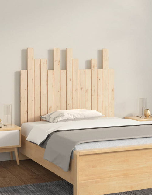Încărcați imaginea în vizualizatorul Galerie, Tăblie de pat pentru perete, 95,5x3x80 cm, lemn masiv de pin - Lando
