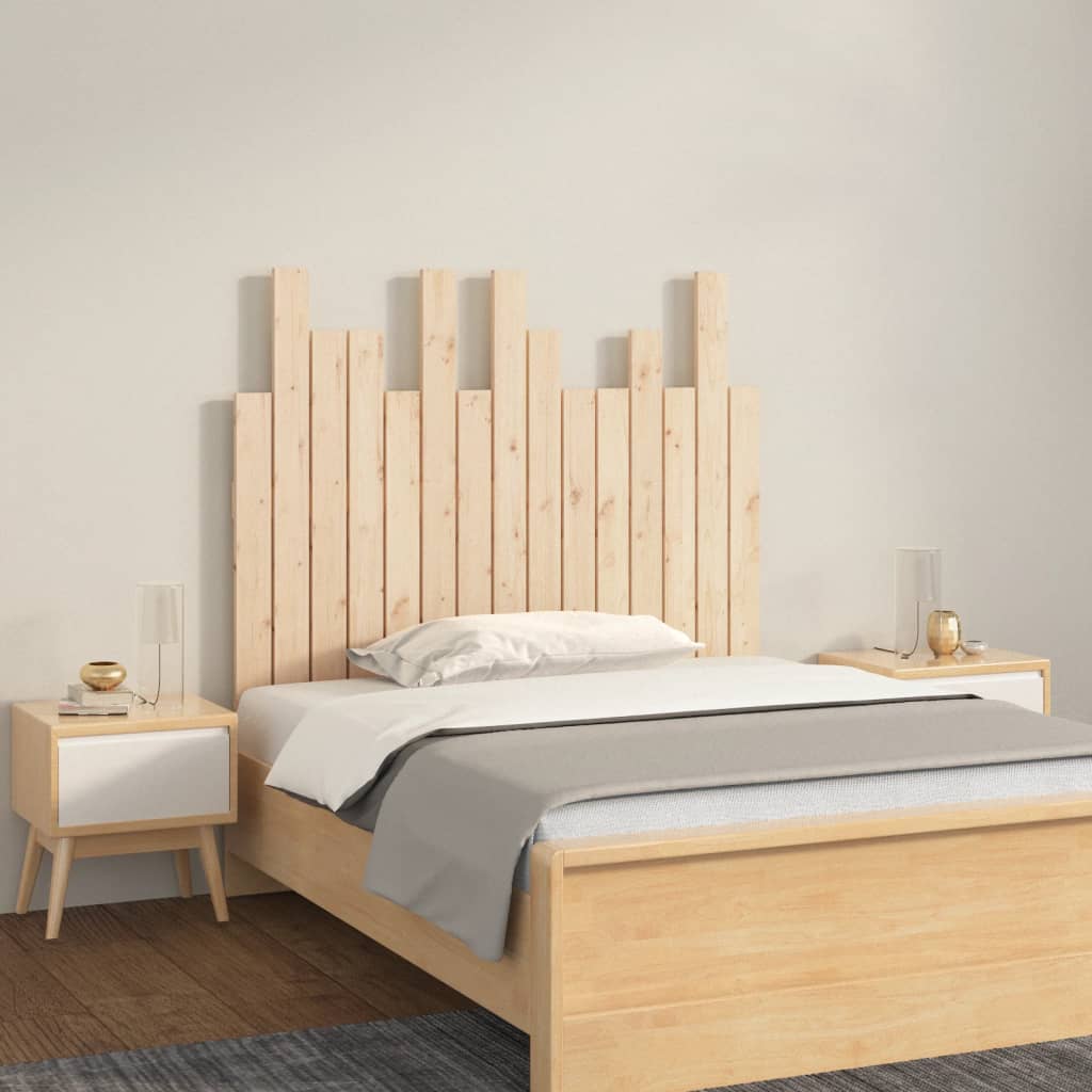 Tăblie de pat pentru perete, 95,5x3x80 cm, lemn masiv de pin - Lando