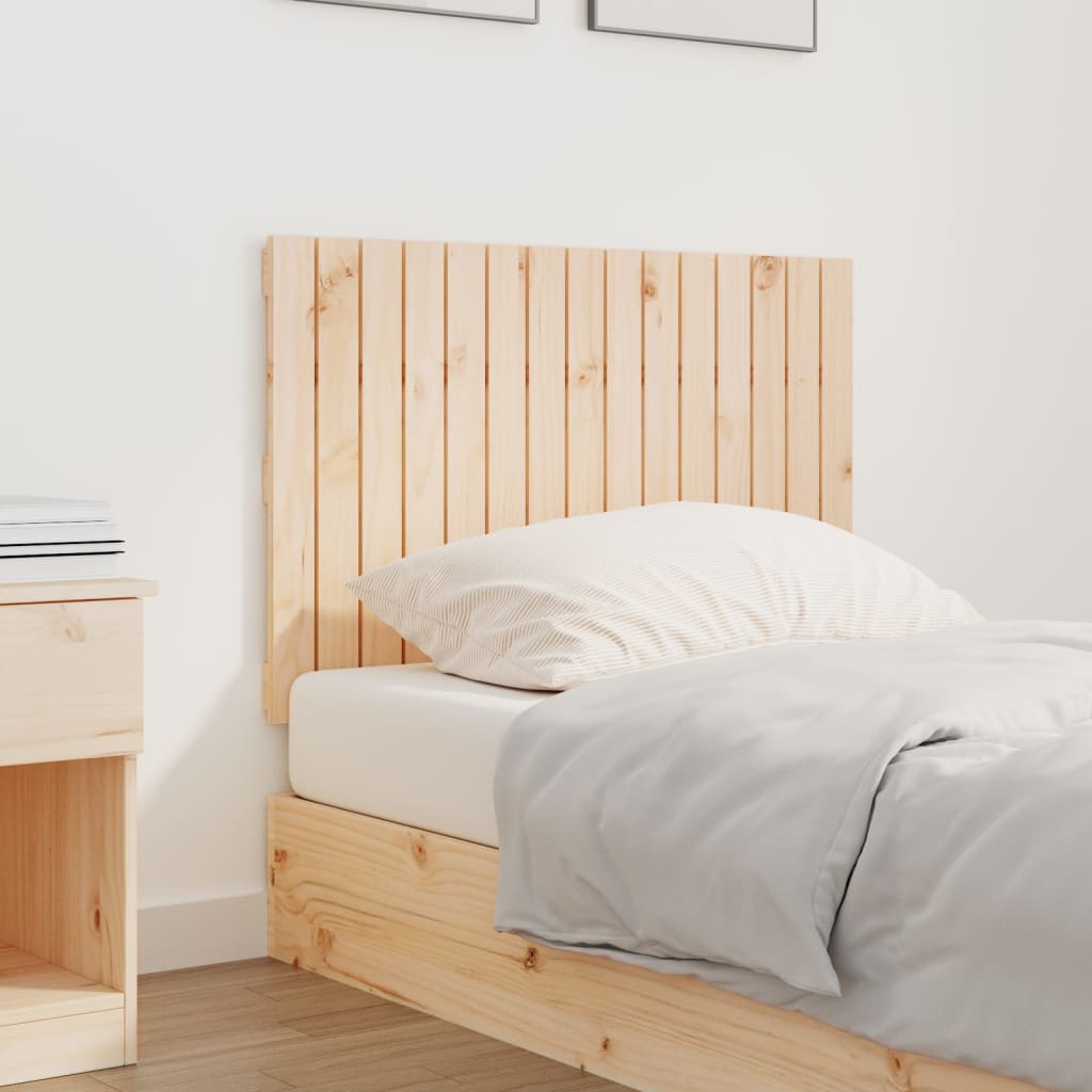 Tăblie de pat pentru perete, 95,5x3x60 cm, lemn masiv de pin - Lando