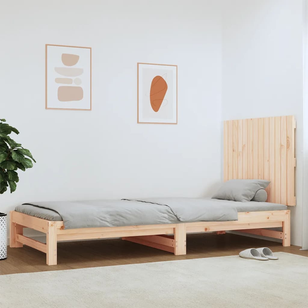 Tăblie de pat pentru perete, 82,5x3x60 cm, lemn masiv de pin - Lando