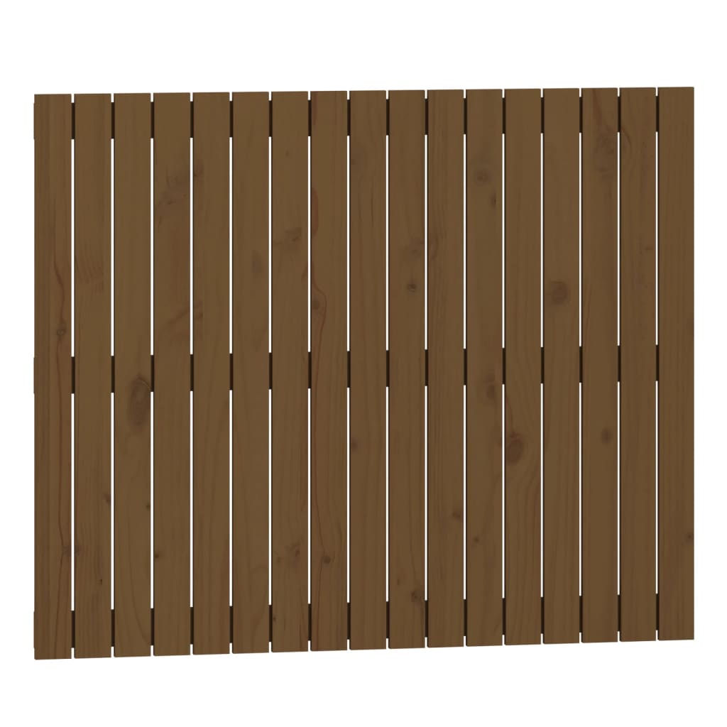 Tăblie de pat pentru perete, maro miere, 108x3x90 cm - Lando