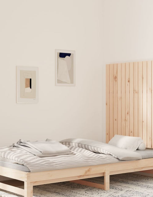 Загрузите изображение в средство просмотра галереи, Tăblie de pat pentru perete, 95,5x3x90 cm, lemn masiv de pin - Lando
