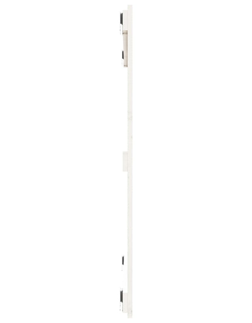 Загрузите изображение в средство просмотра галереи, Tăblie de pat pentru perete, alb, 95,5x3x90 cm, lemn masiv pin - Lando
