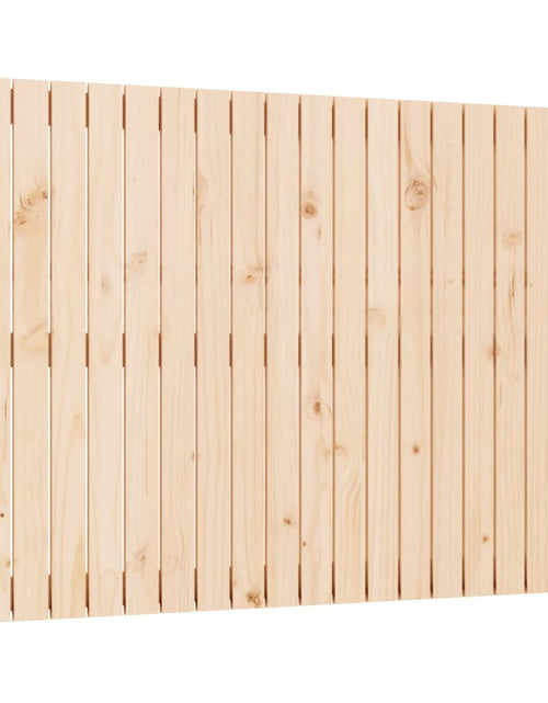 Încărcați imaginea în vizualizatorul Galerie, Tăblie de pat pentru perete, 127,5x3x90 cm, lemn masiv de pin - Lando
