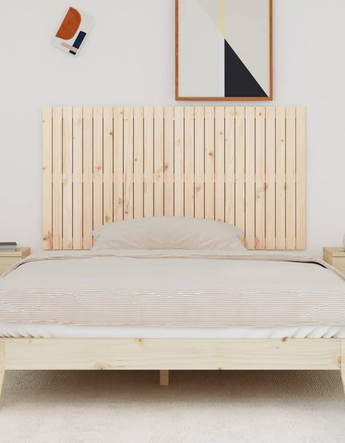 Загрузите изображение в средство просмотра галереи, Tăblie de pat pentru perete, 166x3x90 cm, lemn masiv de pin - Lando
