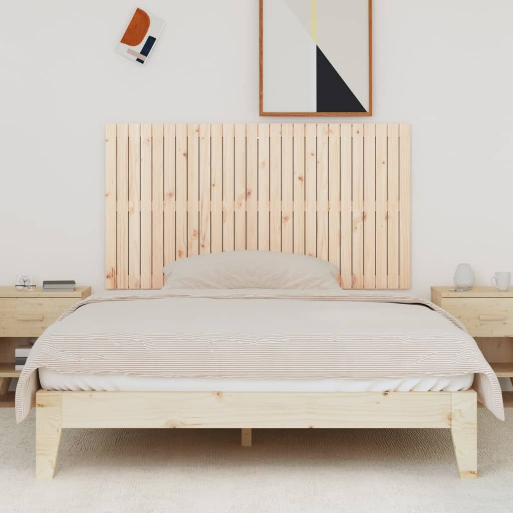 Tăblie de pat pentru perete, 166x3x90 cm, lemn masiv de pin - Lando