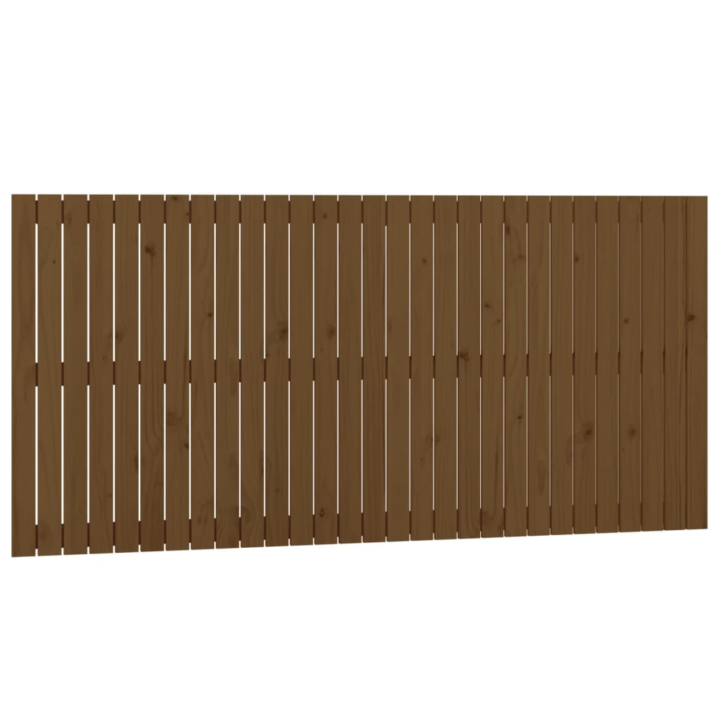 Tăblie de pat pentru perete, maro miere, 185x3x90 cm, lemn pin - Lando