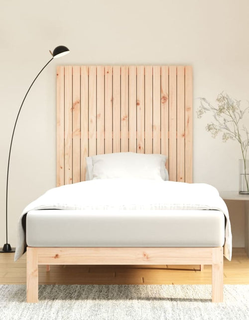 Încărcați imaginea în vizualizatorul Galerie, Tăblie de pat pentru perete, 108x3x110 cm, lemn masiv de pin - Lando
