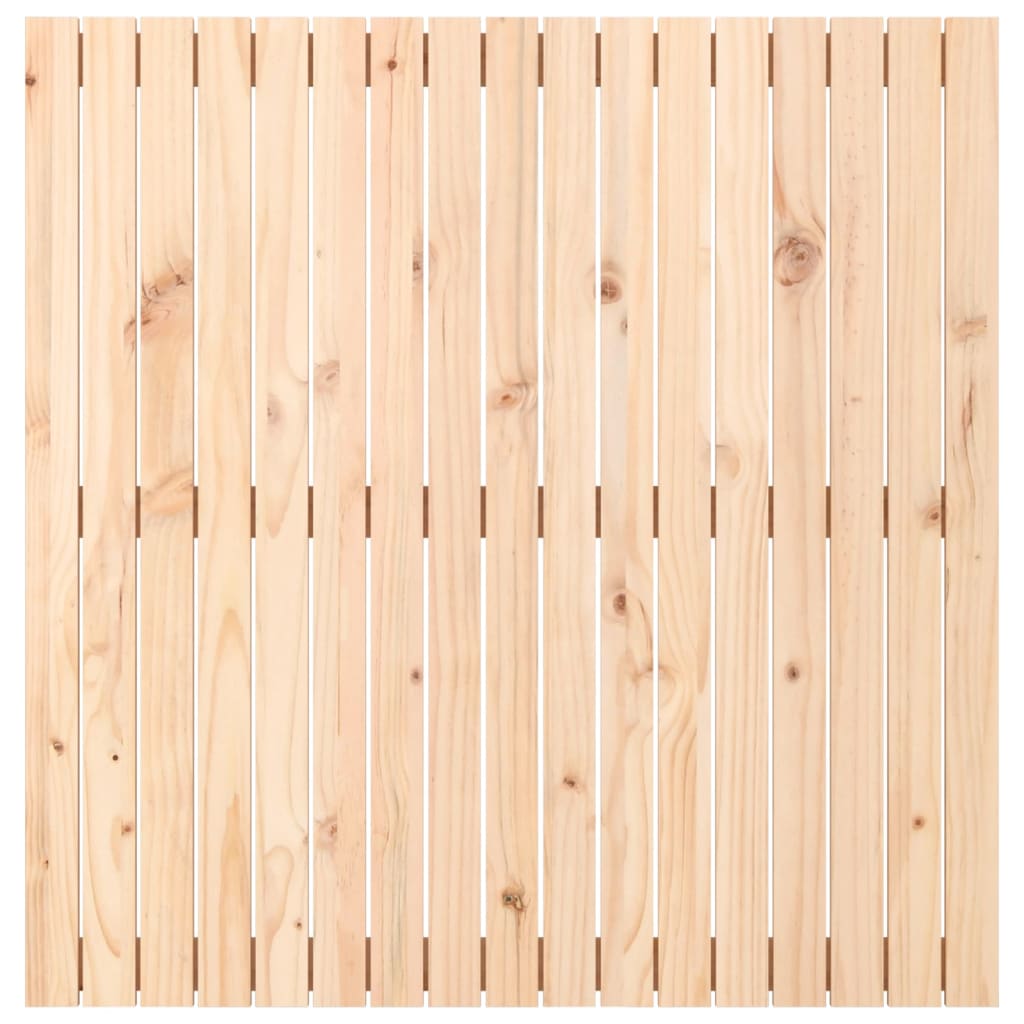Tăblie de pat pentru perete, 108x3x110 cm, lemn masiv de pin - Lando