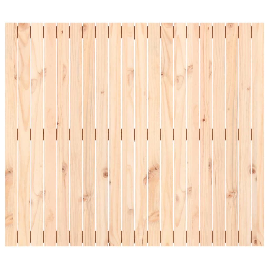 Tăblie de pat pentru perete, 127,5x3x110 cm, lemn masiv de pin - Lando