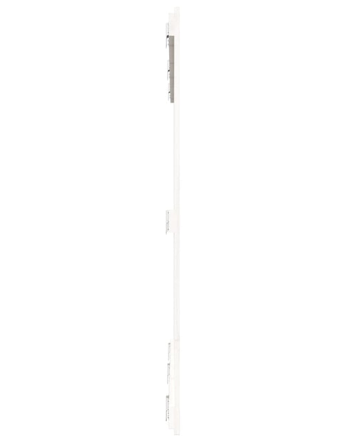 Încărcați imaginea în vizualizatorul Galerie, Tăblie de pat pentru perete, alb, 159,5x3x110 cm lemn masiv pin - Lando
