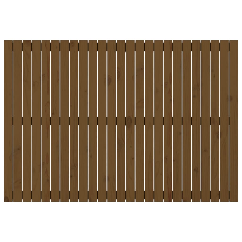 Tăblie de pat pentru perete, maro miere 159,5x3x110 cm lemn pin - Lando