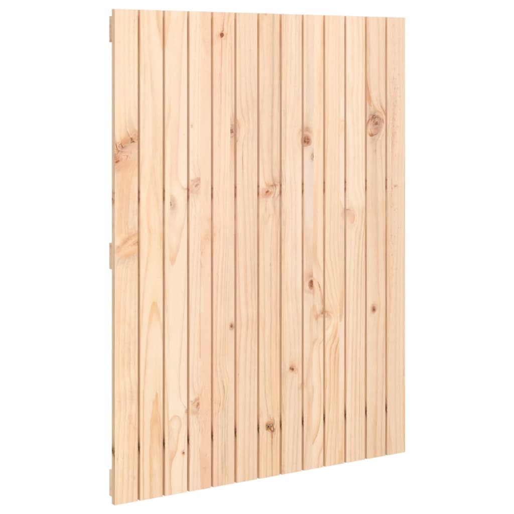 Tăblie de pat pentru perete, 82,5x3x110 cm, lemn masiv de pin - Lando