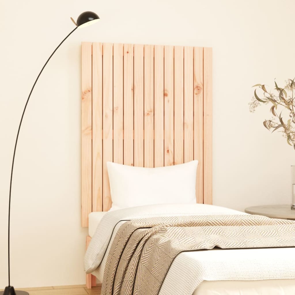 Tăblie de pat pentru perete, 82,5x3x110 cm, lemn masiv de pin - Lando