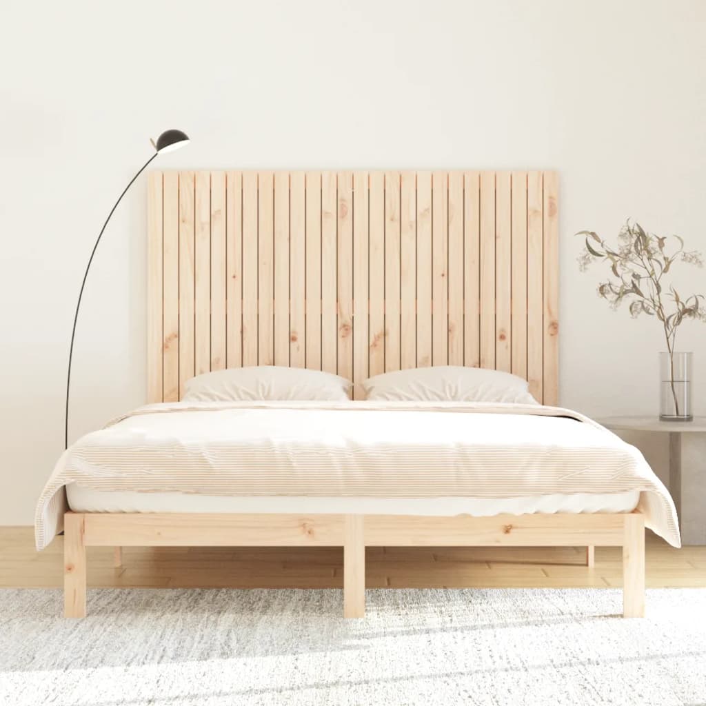 Tăblie de pat pentru perete, 166x3x110 cm, lemn masiv de pin - Lando