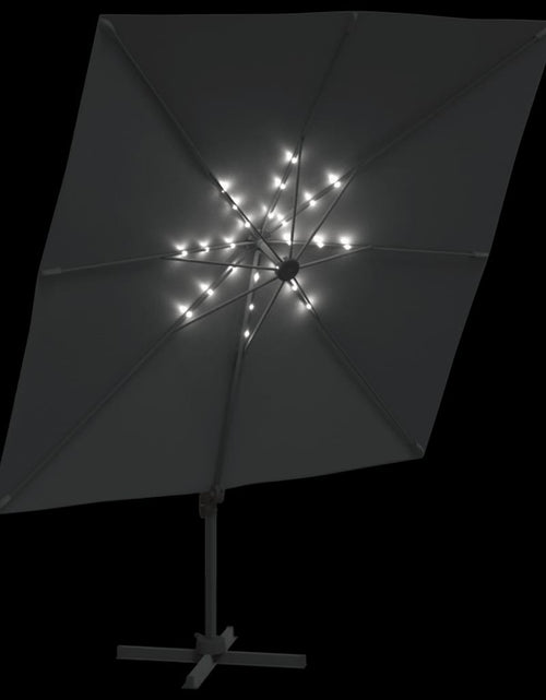 Încărcați imaginea în vizualizatorul Galerie, Umbrelă în consolă cu LED, antracit, 400x300 cm Lando - Lando

