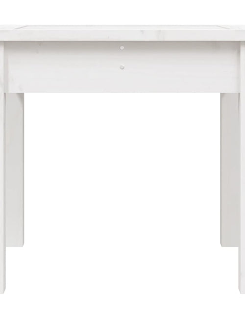 Încărcați imaginea în vizualizatorul Galerie, Bancă de grădină, alb, 50x44x45 cm, lemn masiv de pin - Lando
