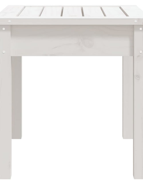 Загрузите изображение в средство просмотра галереи, Bancă de grădină, alb, 50x44x45 cm, lemn masiv de pin - Lando
