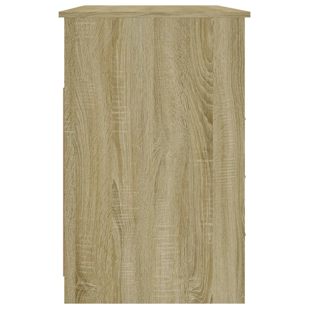 Birou cu sertare, stejar sonoma, 102x50x76 cm, lemn prelucrat - Lando