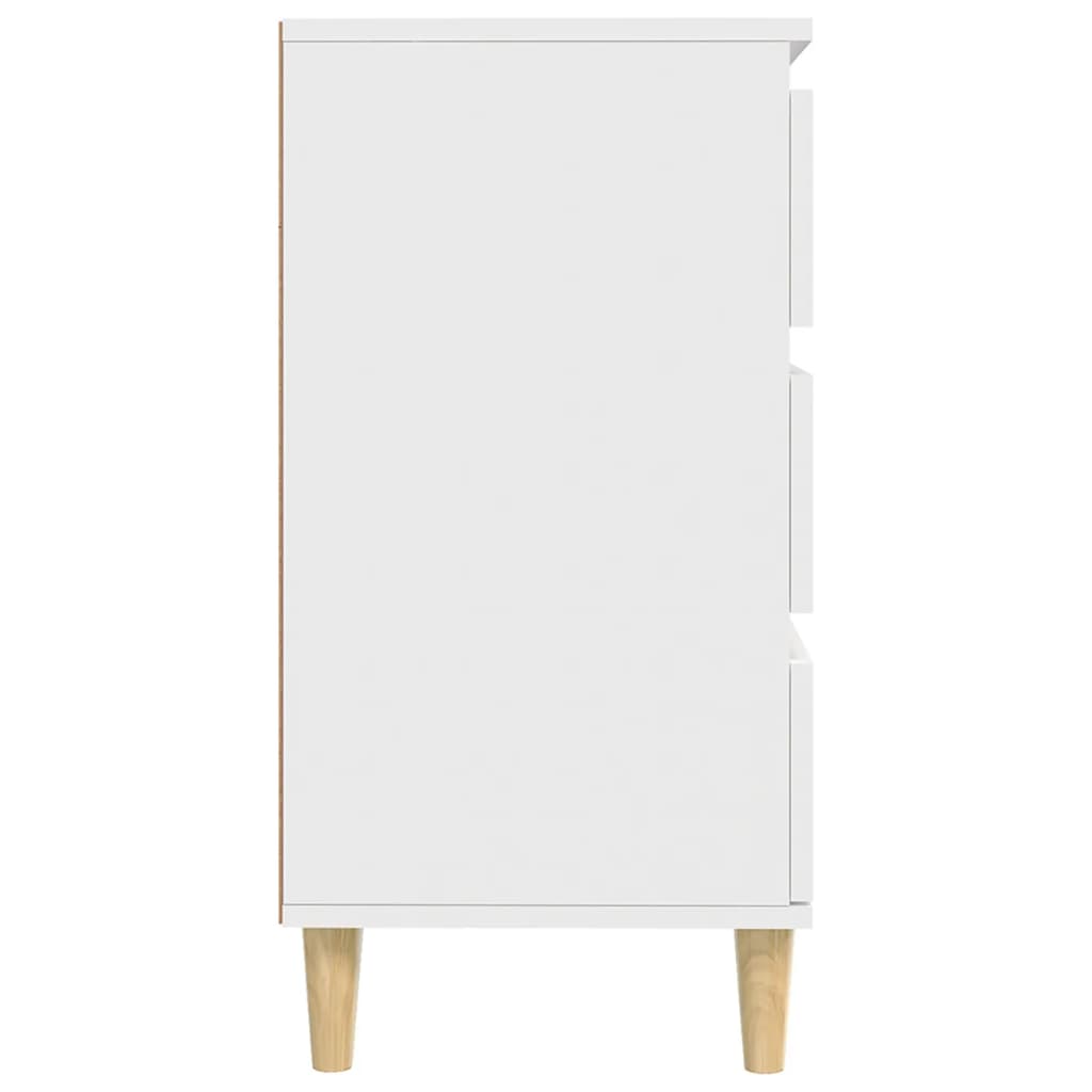 Servantă, alb, 60x35x70 cm, lemn prelucrat - Lando