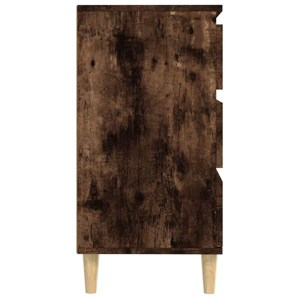 Servantă, stejar fumuriu, 60x30x75 cm, lemn compozit Lando - Lando