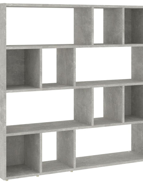 Încărcați imaginea în vizualizatorul Galerie, Bibliotecă/Separator cameră, gri beton, 105x24x102 cm - Lando

