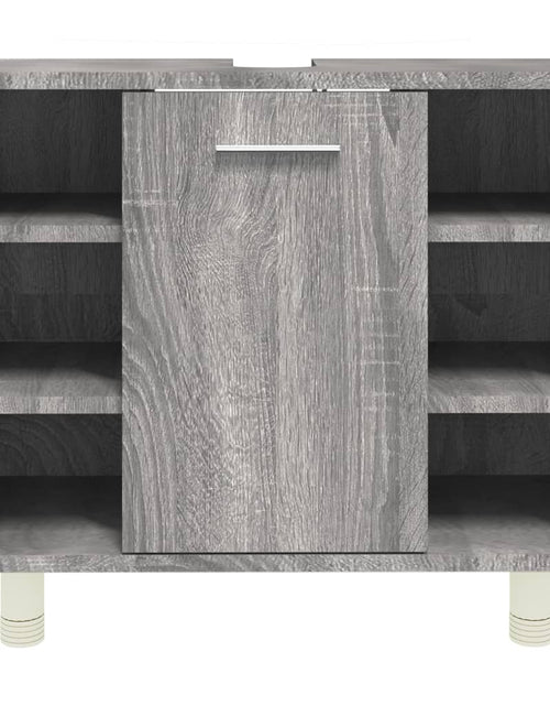 Încărcați imaginea în vizualizatorul Galerie, Dulap de baie, gri sonoma, 60x32x53,5 cm, lemn compozit - Lando

