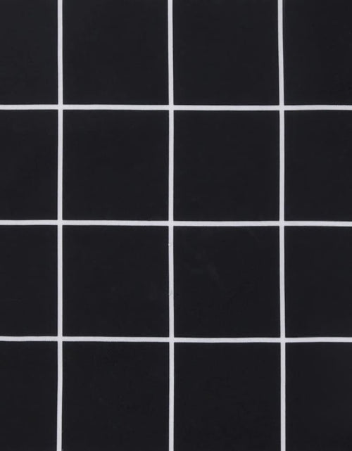 Загрузите изображение в средство просмотра галереи, Pernă de paleți, negru, carouri, 50x50x12 cm, textil Lando - Lando
