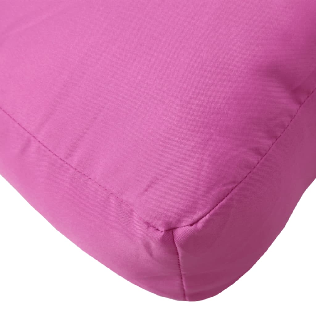 Pernă de paleți, roz, 50x50x12 cm, textil - Lando