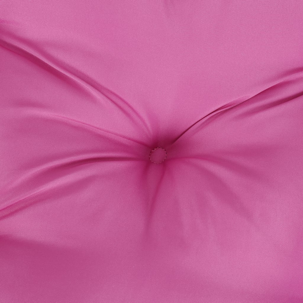 Pernă de paleți, roz, 60x60x12 cm, textil - Lando