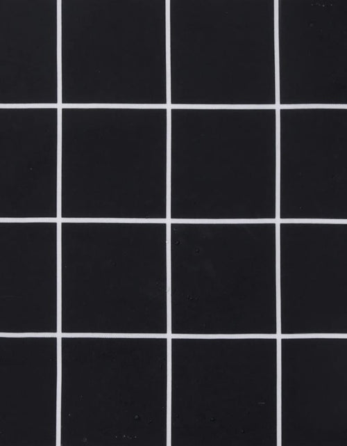 Încărcați imaginea în vizualizatorul Galerie, Perne pentru paleți, 3 buc, negru, model carouri, textil oxford Lando - Lando
