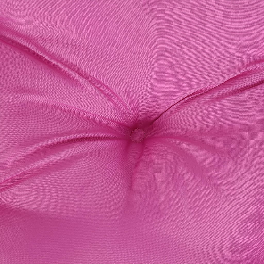 Pernă pentru paleți, roz, 60x61,5x10 cm, țesătură Oxford Lando - Lando