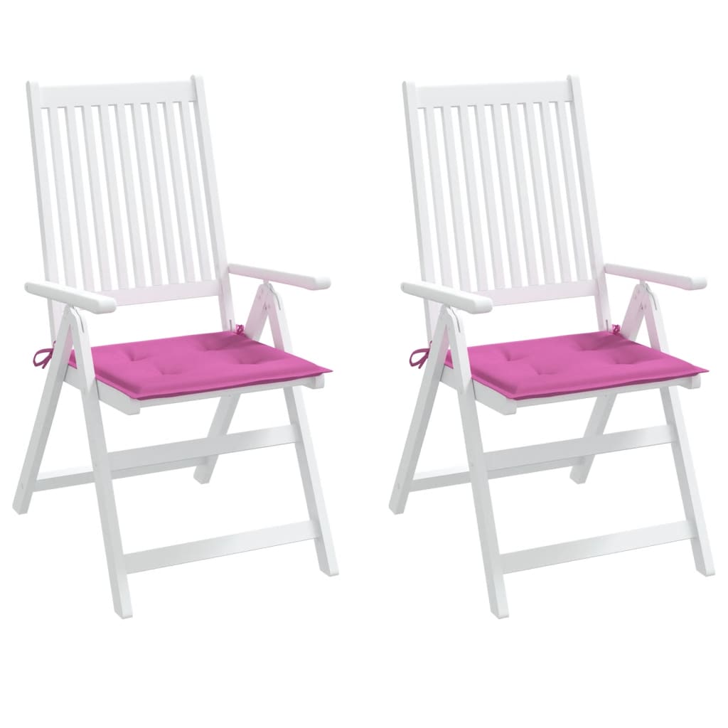 Perne scaun de grădină, roz, 2 buc., 40x40x3 cm, textil Lando - Lando