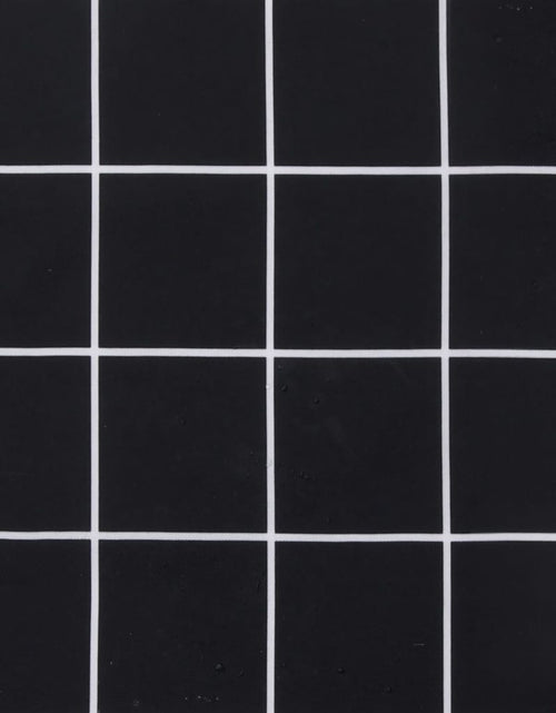 Загрузите изображение в средство просмотра галереи, Perne scaun grădină carouri negre, 4 buc. 50x50x3 cm, textil Lando - Lando

