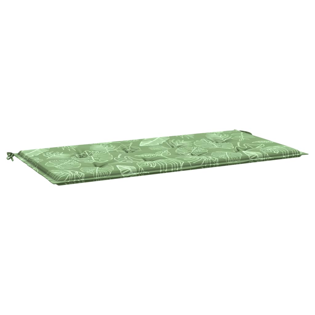 Pernă bancă de grădină model frunze, 120x50x3 cm, textil oxford Lando - Lando