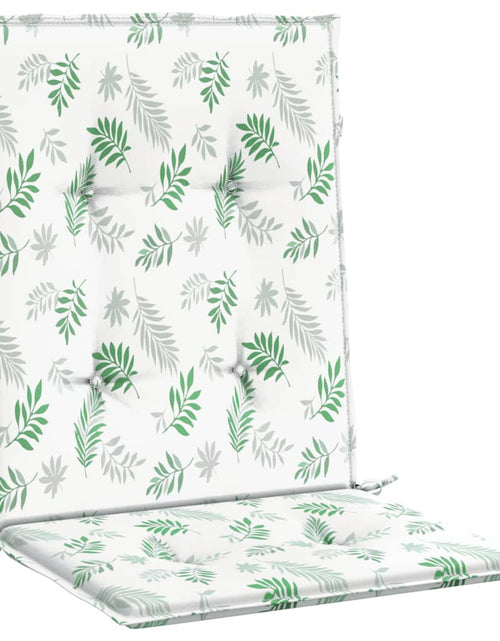 Încărcați imaginea în vizualizatorul Galerie, Perne de scaun spătar jos, 2 buc., model frunze, textil Lando - Lando
