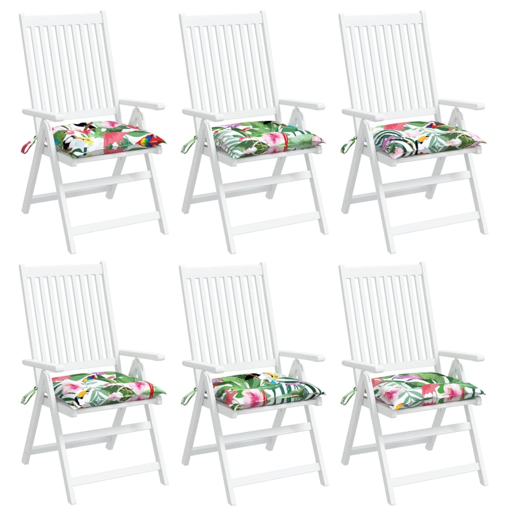 Perne de scaun, 6 buc., multicolor, 50x50x7 cm, textil oxford - Lando
