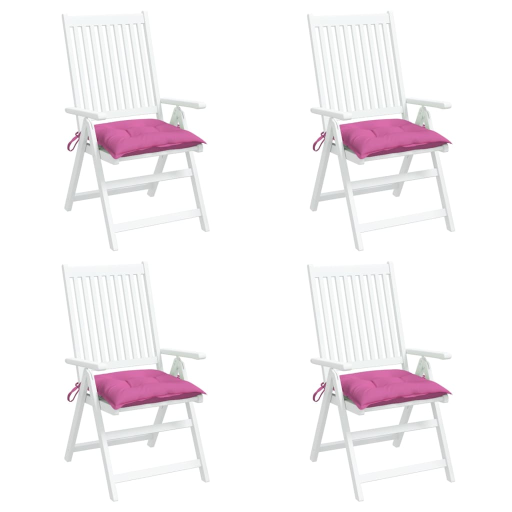 Perne de scaun, 4 buc., roz, 50x50x7 cm, textil oxford - Lando
