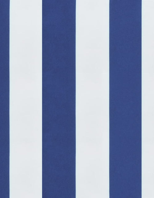 Încărcați imaginea în vizualizatorul Galerie, Pernă de bancă, dungi albastre și albe, 100x50x7 cm, textil Lando - Lando
