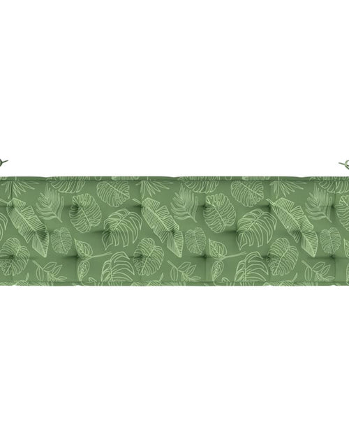 Încărcați imaginea în vizualizatorul Galerie, Pernă pentru bancă, model frunze, 180x50x7 cm, textil Lando - Lando
