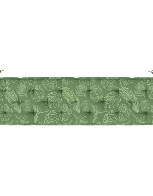 Încărcați imaginea în vizualizatorul Galerie, Perne pentru bancă, 2 buc., model frunze, 180x50x7 cm, textil Lando - Lando
