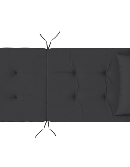 Încărcați imaginea în vizualizatorul Galerie, Perne pentru scaun Adirondack, 2 buc, negru, textil oxford Lando - Lando
