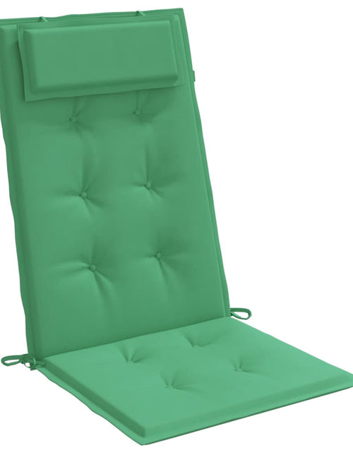 Încărcați imaginea în vizualizatorul Galerie, Perne scaun cu spătar înalt, 6 buc, verde, țesătură Oxford Lando - Lando
