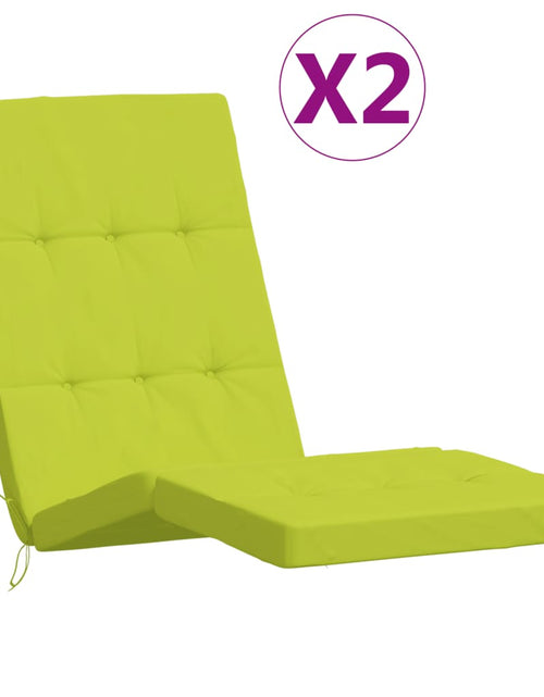 Încărcați imaginea în vizualizatorul Galerie, Perne scaun de terasă, 2 buc, verde deschis, țesătură Oxford Lando - Lando
