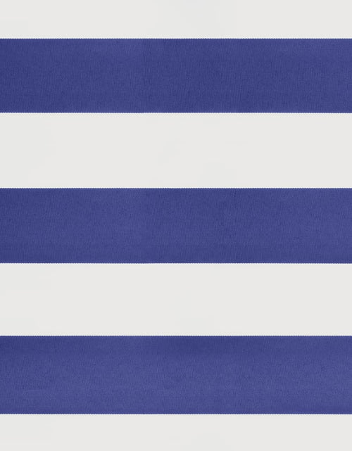 Încărcați imaginea în vizualizatorul Galerie, Copertină retractabilă albastru/alb, 4x3 m, textil/aluminiu Lando - Lando
