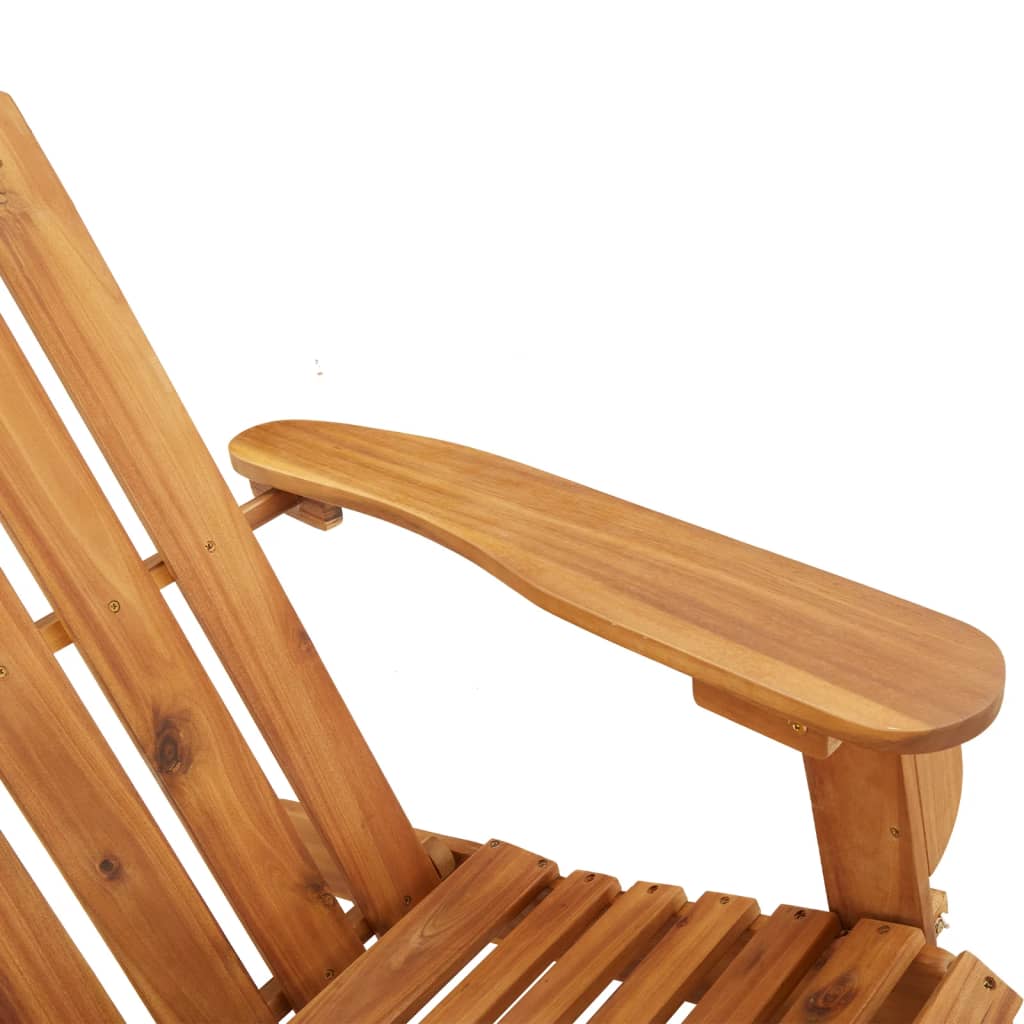 Set mobilier de grădină Adirondack, 2 piese, lemn masiv acacia Lando - Lando