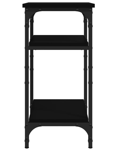 Загрузите изображение в средство просмотра галереи, Masă laterală, negru, 35x30x60 cm, lemn compozit Lando - Lando
