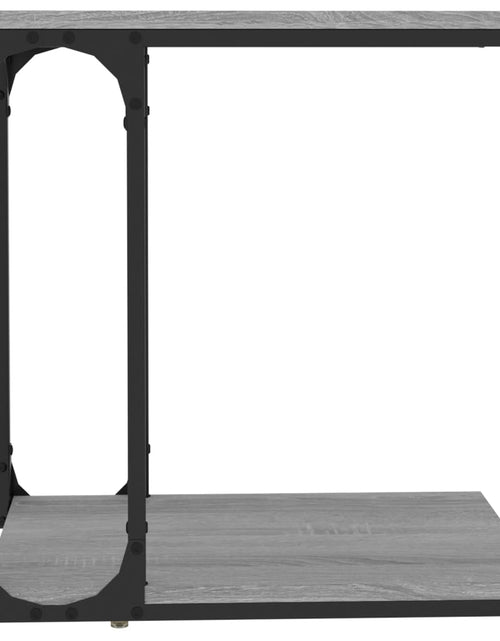 Загрузите изображение в средство просмотра галереи, Măsuță laterală, sonoma gri, 50x35x52 cm, lemn compozit Lando - Lando
