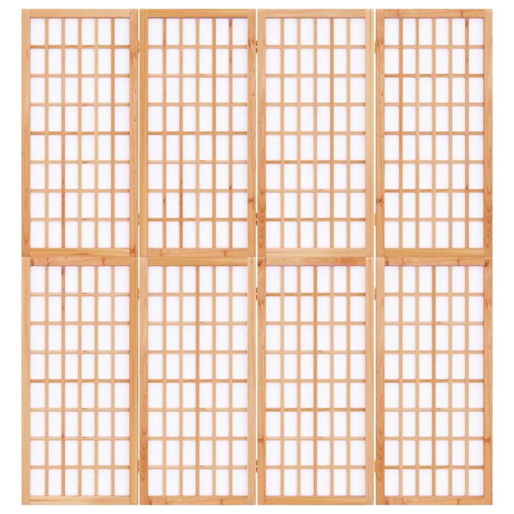 Paravan pliabil de cameră, 4 panouri, 160x170 cm, stil japonez - Lando