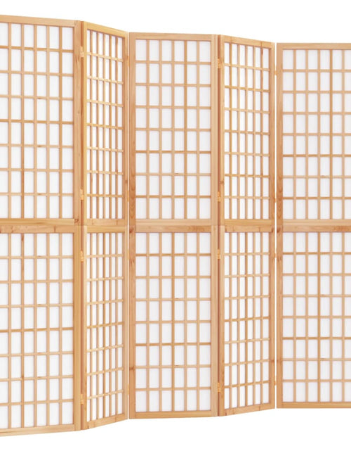 Загрузите изображение в средство просмотра галереи, Paravan pliabil de cameră, 5 panouri, 200x170 cm, stil japonez - Lando
